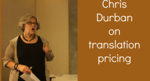 Chris Durban on translation pricing